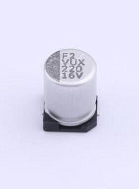 VUX221M1CTR-0810 贴片型铝电解电容 220uF ±20% 16V SMD,D8xL10