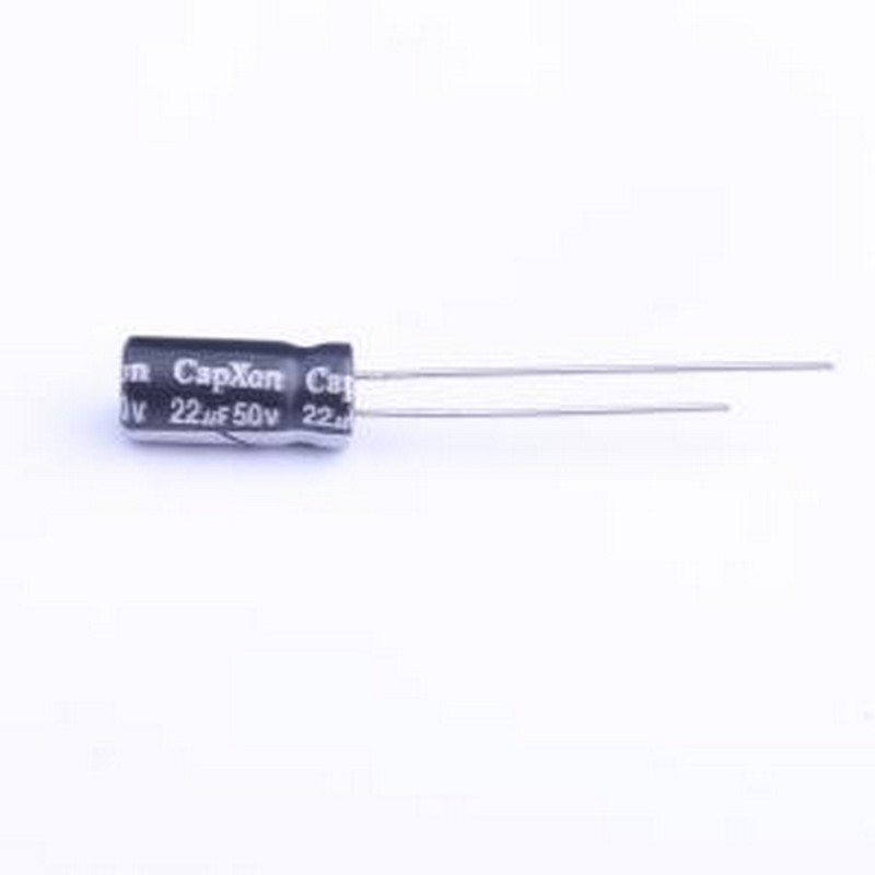 GH220M050C110A 直插铝电解电容 22uF ±20% 50V 插件,D5xL11mm