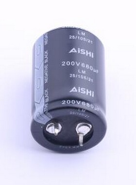 ELM2DM681P35KT 牛角型电解电容 680uF ±20% 200V 插件,D25xL35m