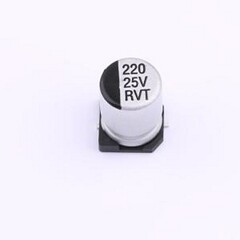 126RV0122 贴片型铝电解电容 220uF ±20% 25V SMD,D8xL10.2mm