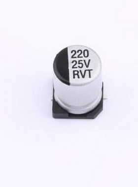 126RV0122 贴片型铝电解电容 220uF ±20% 25V SMD,D8xL10.2mm