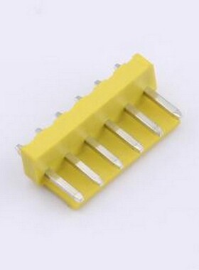 XY-VH3.96-6A11-YT 线对板针座 VH 3.96mm 1x6P 直插 黄色 插件,P