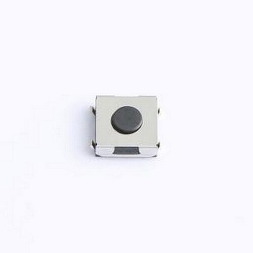 TVEU01-N025CB-R 轻触开关 6.2X6.2/翘脚/2.5H/250gf/全黑/不接地