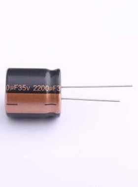 RZW222M1VBK-1820 直插铝电解电容 2200uF ±20% 35V 插件,D18xL2