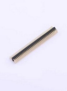 X1321WR-2x39J-C40D18 排针 2x39P 间距:1.27mm 方针 弯插,P=1.27