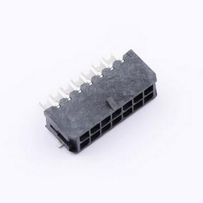 WAFER-MX300WT-27A 线对板针座 WAFER MX3.0卧贴2*7P SMD,P=3mm,