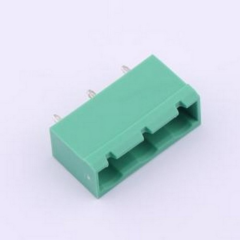 MX2EDGVC-7.62-03P-GN01-Cu-A 插拔式接线端子 1x3P 7.62mm 排数: