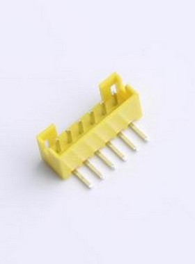 XY-PH2.0-6A21-YT 线对板针座 PH 2.0mm 1x6P 弯插 黄色 弯插,P=2