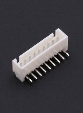 KH-A2504-R-09AWD 线对板针座 间距:2.54mm 1x9P 白色 插件,P=2.5