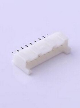 HX20018-9A 线对板针座 1x9P 间距:2mm 直插 白色 插件,P=2mm