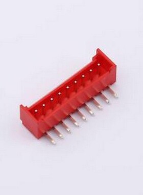 WAFER-XHB254WZ-9AH 线对板针座 XHS红色弯针9P 弯插,P=2.54mm