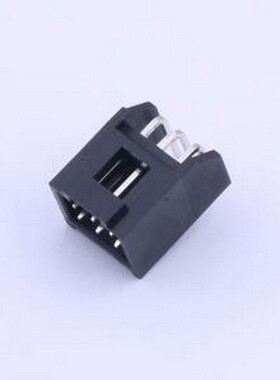 X9555WR-2X03E-PTSN 线对板针座 2x3P 间距:2.54mm 弯插 弯插,P=2