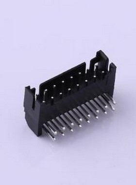 HX20016-16WA black 线对板针座 2x8P 间距:2mm 弯插 黑色 弯插,P