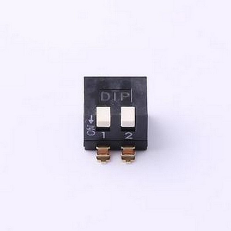 NPM-02-V-T/R 拨码开关 2位贴片拨码 SMD-4P,6x6.5mm