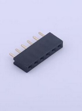 FFH25401-S06S1001K6K 排母 间距:2.54mm 1x6P 直插 插件,P=2.54m