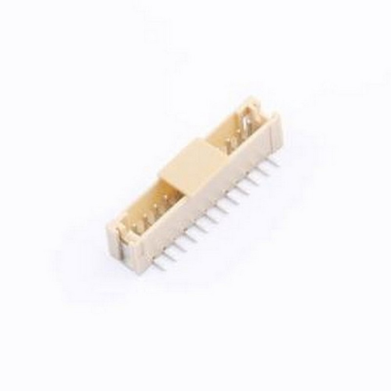 X2016WVS-12-9TSW 线对板针座 1x12P 间距:2mm 立贴 SMD,P=2mm