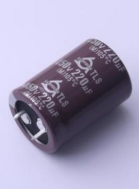 TLS450V220M25.4*35 V 牛角型电解电容 220uF ±20% 450V 插件,D2