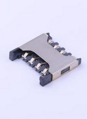 SMO-1580 SIM卡连接器 拔插式 MicroSIM卡 卡座 SMD