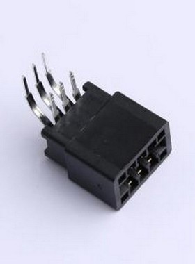 ER06BGFBK 金手指连接器 2.54mm P数:6P 弯插,P=2.54mm