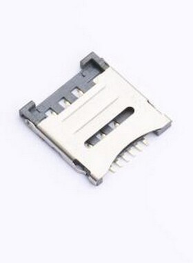 SIM201-GZ6PH15 SIM卡连接器 翻盖式 MicroSIM卡座 SMD
