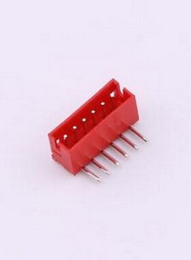 WAFER-ZH150WZ-6AH 线对板针座 ZH弯针6P 红色 弯插,P=1.5mm