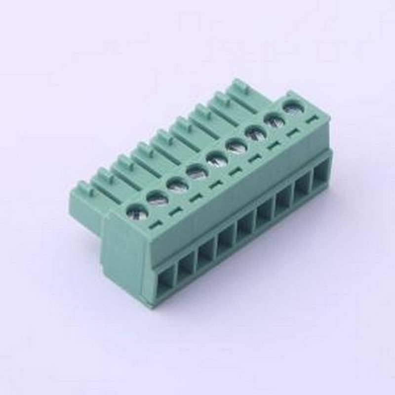 JL15EDGK-35009G01 插拔式接线端子 1x9P 3.5mm 排数:1 每排P数:9