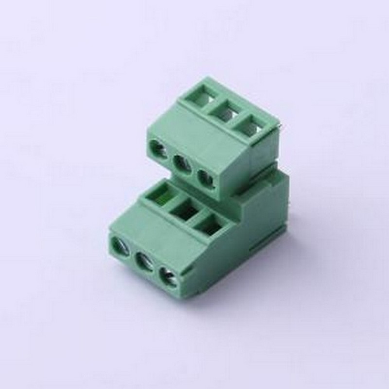 DB128A-5.0-2*3P-GN-S 螺钉式接线端子 5mm 2x3P 排数:2 每排P数: