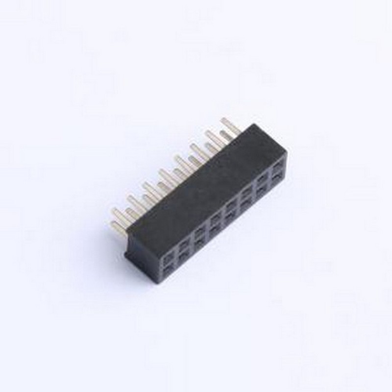 MTF243-208SU1 排母 2x8P 间距:2mm 插件,P=2mm