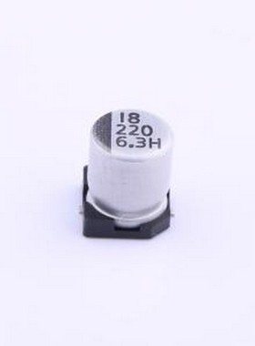 VZH221M0JTR-0607 贴片型铝电解电容 220uF ±20% 6.3V SMD,D6.3x