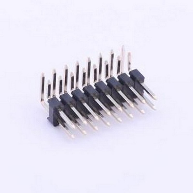 MTP125-1208R1 排针 间距:2.54mm 2x8P 弯插 方针 弯插,P=2.54mm