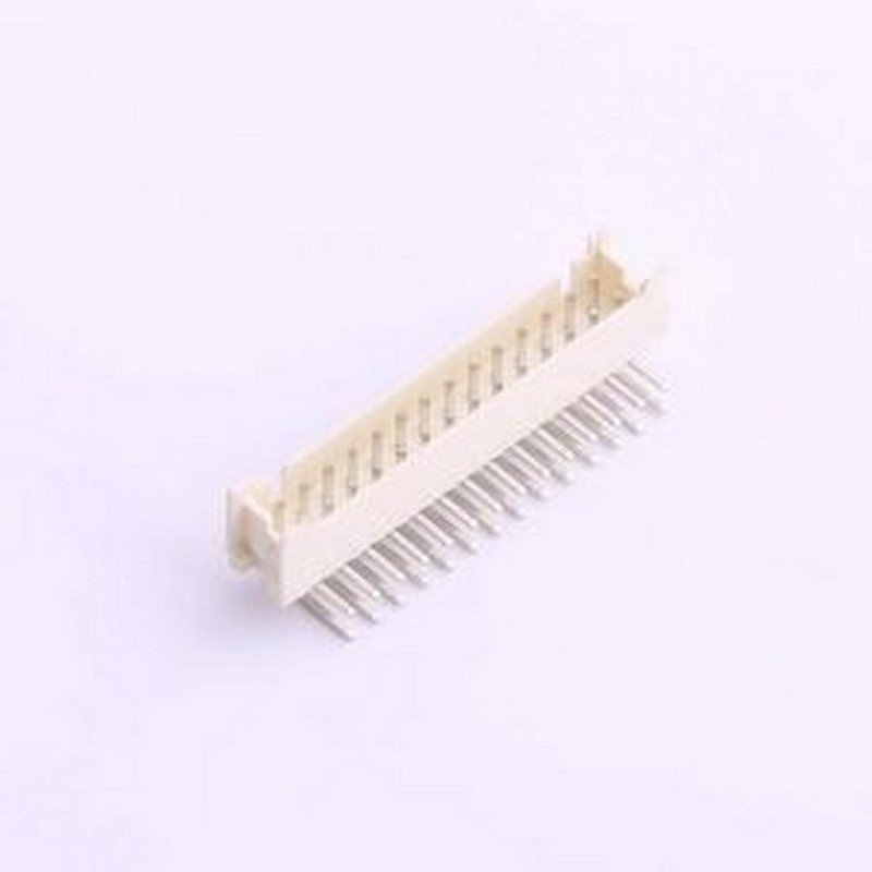 HX20017-28WAP WH 线对板针座 2x14P 间距:2mm 弯插 白色 弯插,P=