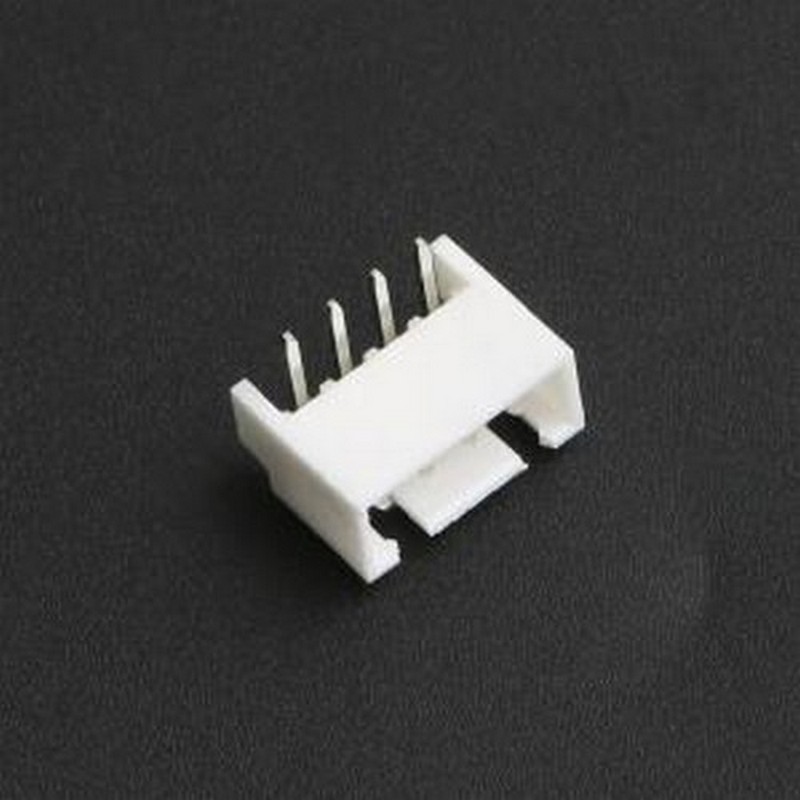 TJC3D-4AWD-Z 线对板针座 1x4P 间距:2.5mm 弯插 弯插,P=2.5mm