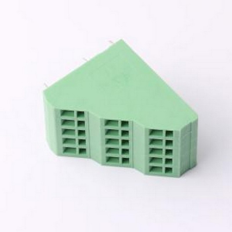 KFM736B3-5.08-3*5P 弹簧式接线端子 KFM736B3-5.08-3*5P 插件,P=