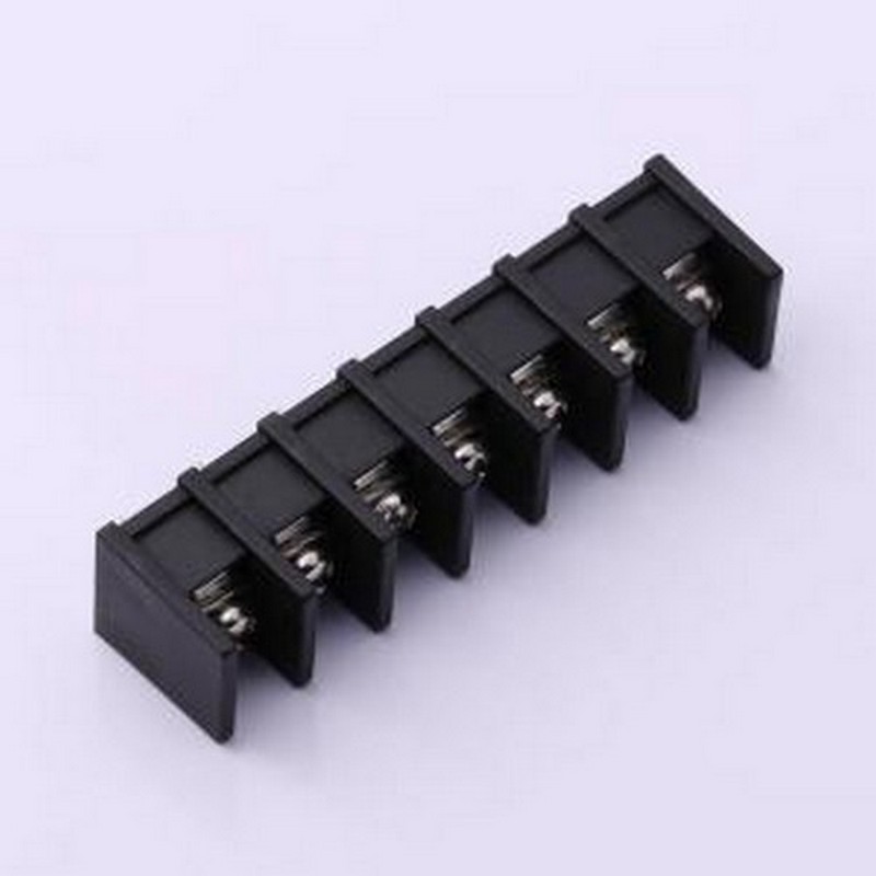 MX35C-8.25-07P-BK01-Cu-S-A 栅栏式接线端子 8.25mm 1x7P 直针