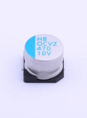 OVZ471M1ATR-1008 固态电容 470uF ±20% 10V SMD,D10xL7.7mm