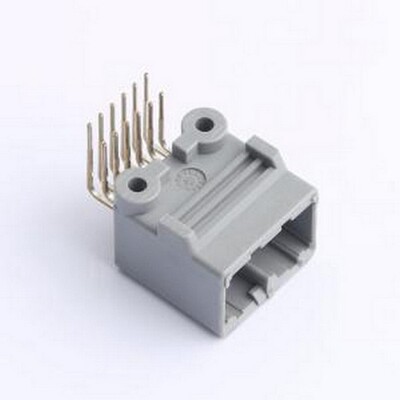 MX34012NF1 线对板针座 2x6P 间距:2.2mm 弯插 弯插,P=2.2mm(交错