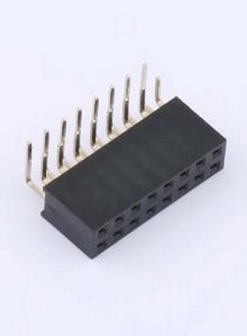 XDM254-2-08-W-8.5-G0 排母 2x8P 间距:2.54mm 弯插 弯插,P=2.54m