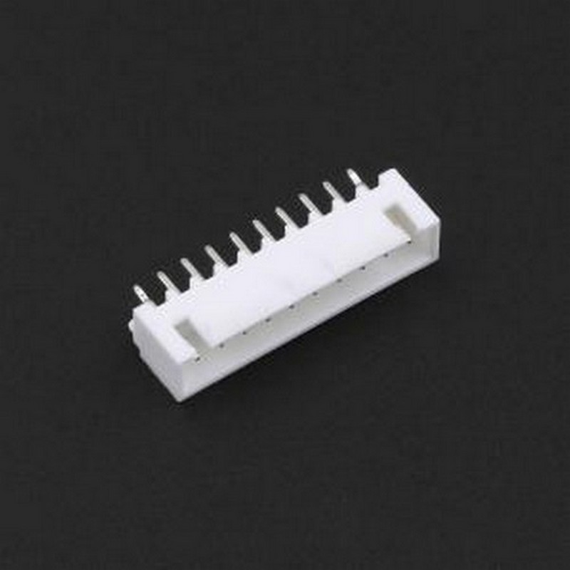 TJC3D-10AS 线对板针座 1x10P 间距:2.5mm 直插 插件,P=2.5mm