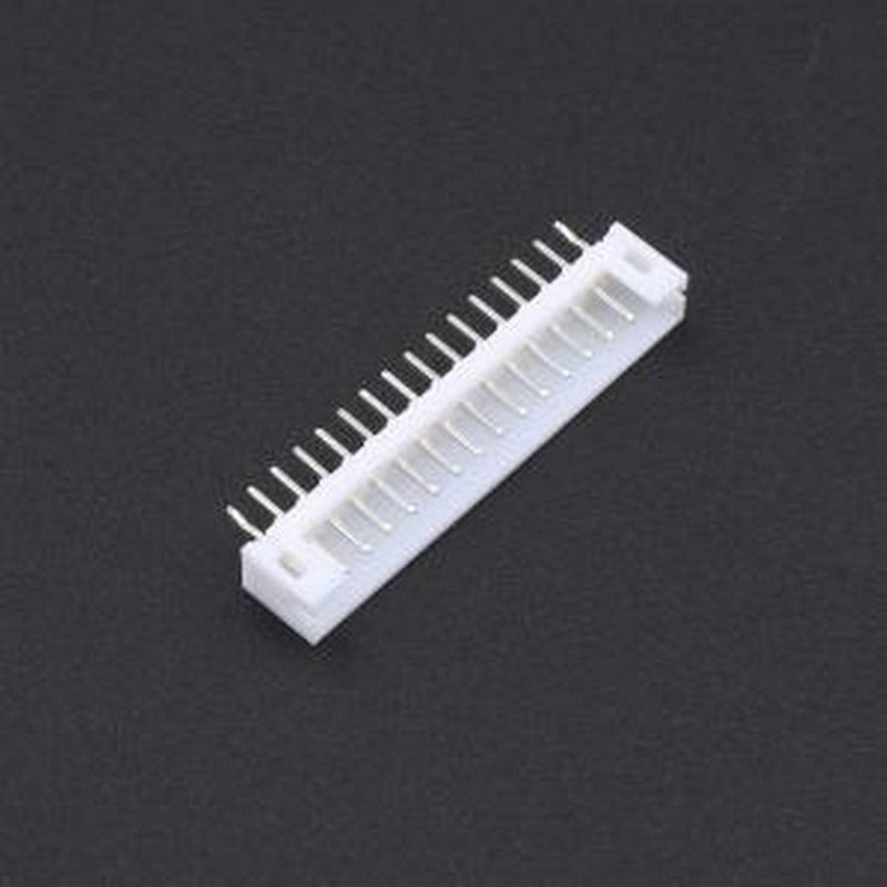 XD-PH-16A-G 线对板针座 1x16P 间距:2mm 直插 系列:PH 白色 插件