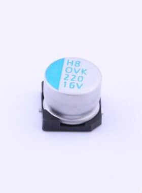 OVK221M1CTR-0807 固态电容 220uF ±20% 16V SMD,D8xL6.7mm