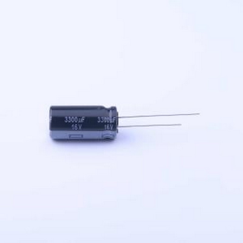 EEUFS1C332 直插铝电解电容 3300uF ±20% 16V 插件,D12.5xL25mm