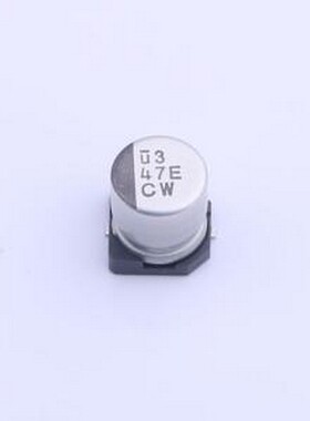 UCW1E470MCL1GS 贴片型铝电解电容 47uF ±20% 25V SMD,D6.3xL7mm
