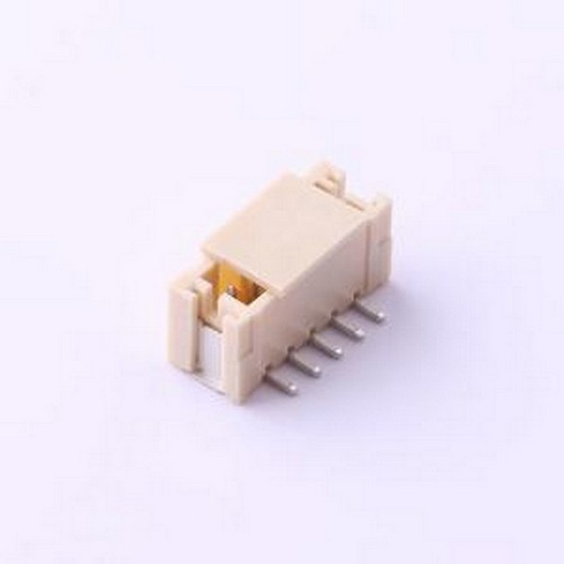 X2016WVS-05-9TSW 线对板针座 1x5P 间距:2mm 立贴 系列:PH SMD,P