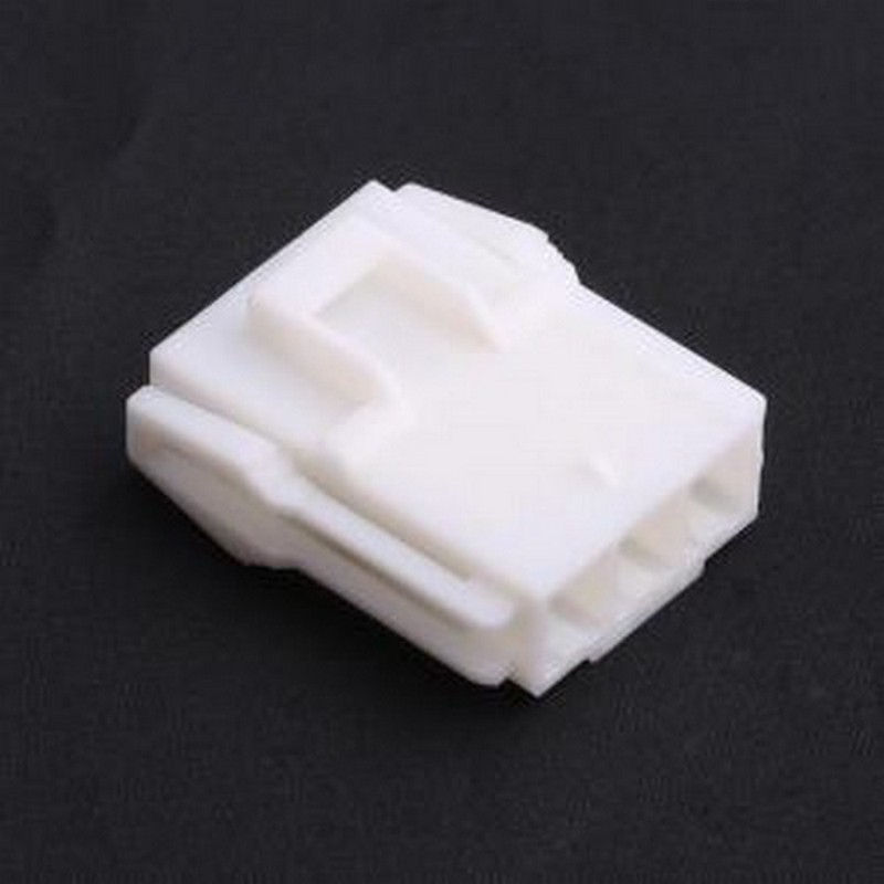 HX62008-3R 胶壳(线对板/线对线) 6.2mm 1x3P 白色 P=6.2mm