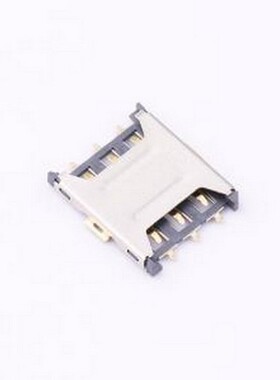 SIM-18A SIM卡连接器 拔插式 MicroSIM卡 卡座 SMD