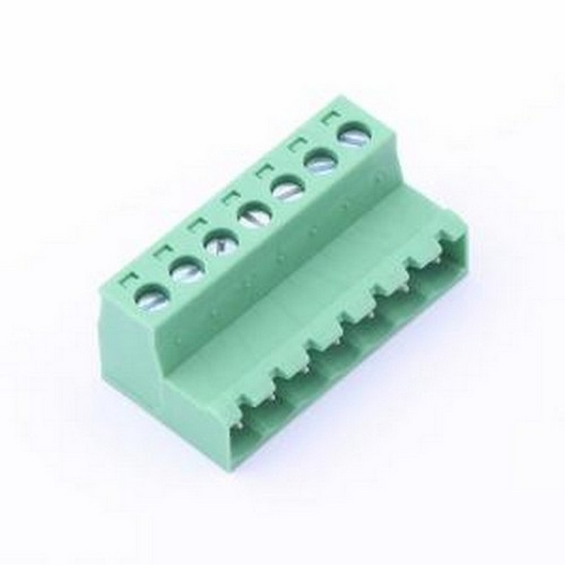 DB2EKR-5.08-7P-GN-S 插拔式接线端子 5.08mm 1x7P 排数:1 每排P