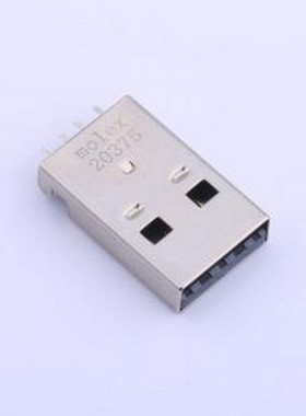 48037-2200 USB连接器 Type-A 公 焊线式