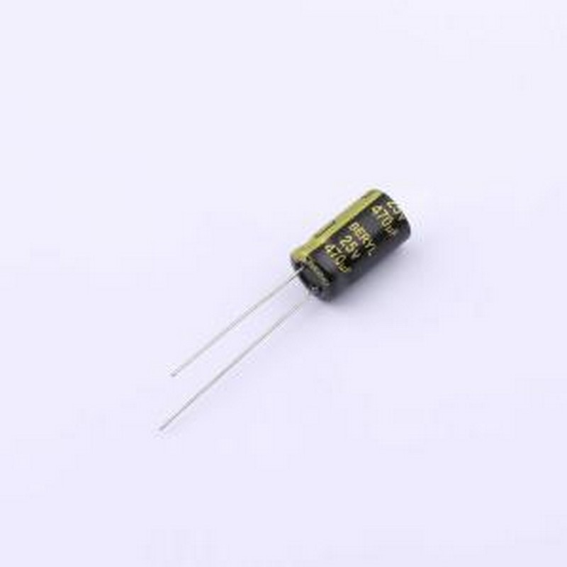 RG025M471LO8*14TA-1A1E 直插铝电解电容 470uF ±20% 25V 插件,D