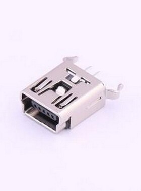 UX-156-AR USB连接器 Mini-B 母 直插 插件