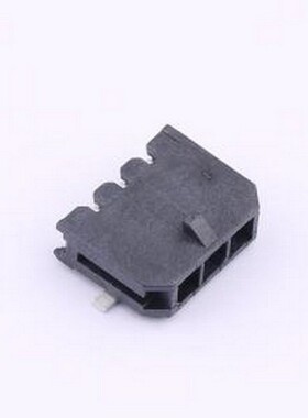HC-MX3.0-3AWT-05 线对板针座 1x3P 间距:3mm 卧贴 黑色 SMD,P=3m